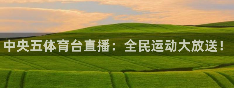 新球足球：中央五体育台直播：全民运动大放送！